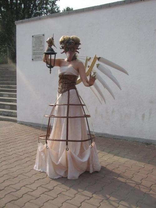 Жара - стимпанк. Сейчас многие думают как создать образ в стиле стимпанк и не упреть в жаркую погоду. 05