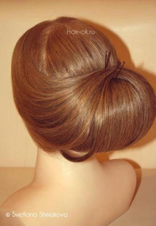 Мы начинаем с создания низкого хвостика. 08 Мы начинаем с создания низкого хвостика. 08