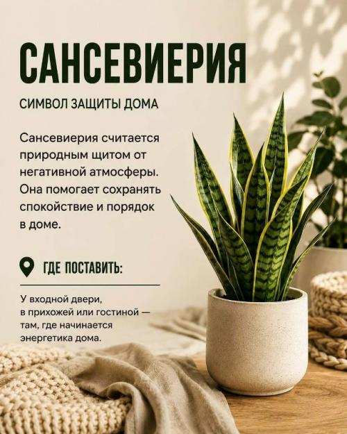 Домашние растения - это не только украшение интерьера. 01