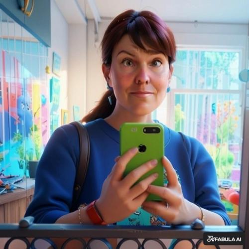 Новое развлечение.  Незаметно для себя я увлеклась изменением своих фотографий при помощи искусственного интеллекта. 01