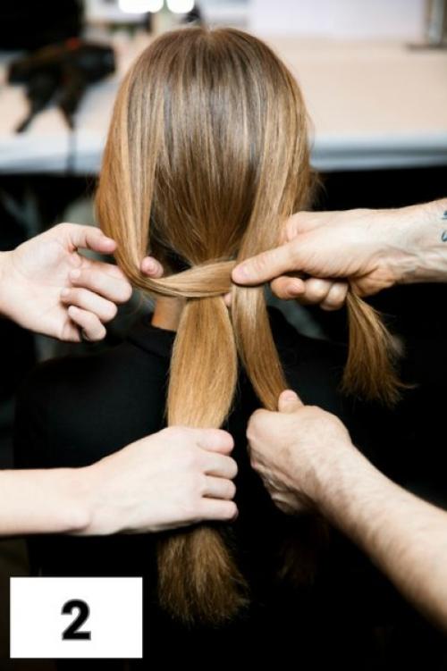 Коса кобра - простой пошаговый урок. 01 Коса кобра - простой пошаговый урок. 01