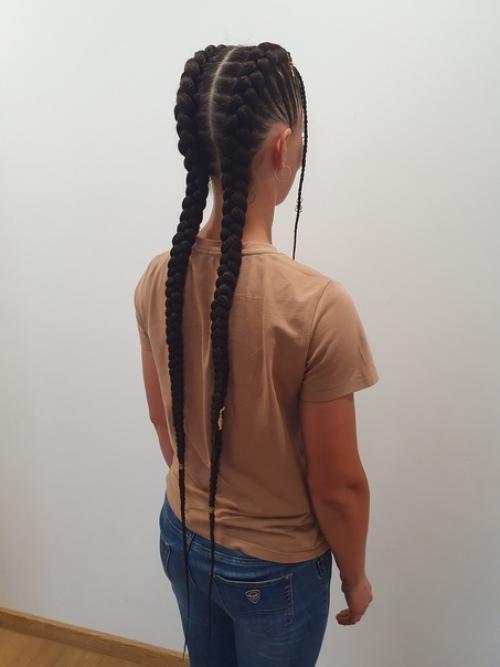 Такие разные боксёрские косы! 01