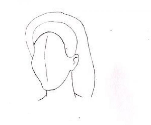 Как рисовать волосы. 01