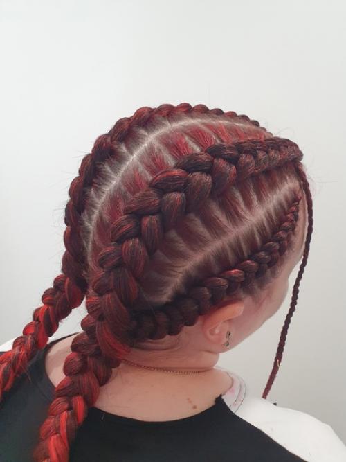 Такие разные боксёрские косы! 02