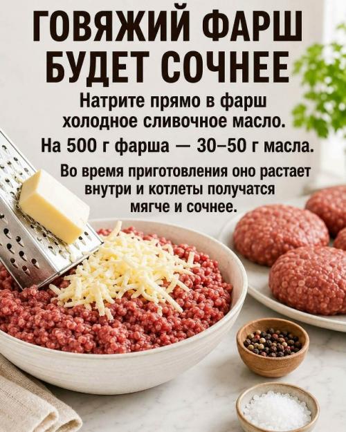 Котлеты получаются сухими, жёсткими или слишком жирными? 01