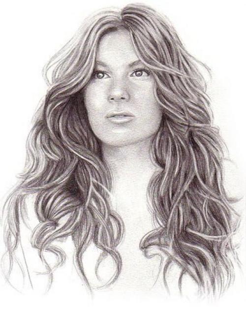 Как рисовать волосы. 07
