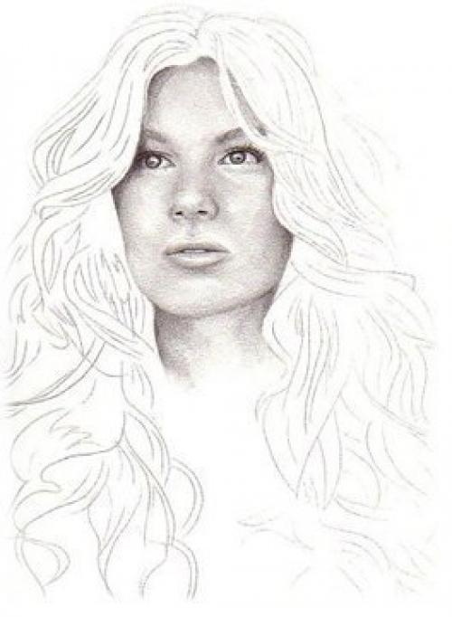 Как рисовать волосы. 03