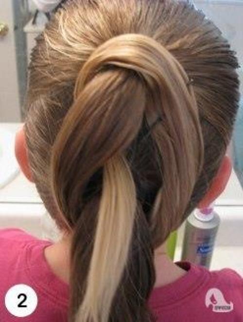 Прическа для девочки. 01