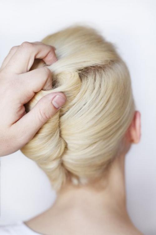 Прическа Ракушка.  Фото - урок? 06