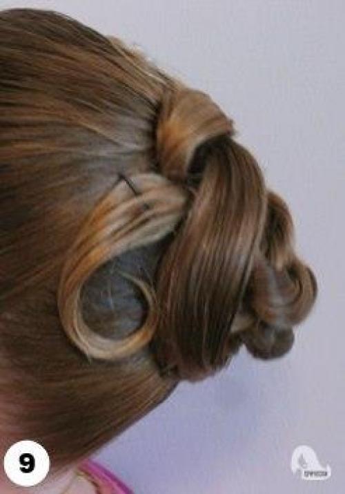 Прическа для девочки. 08