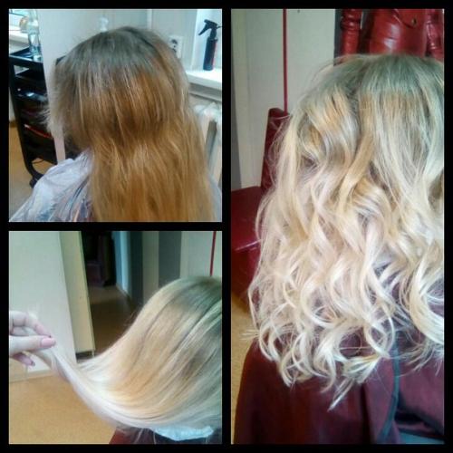 Окрашивание волос в 1 тон от 500 руб.? 03