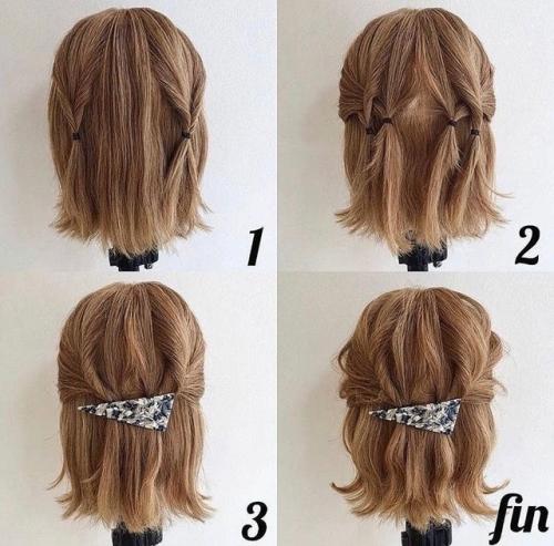 Лучшие осенние прически на короткие волосы! 02