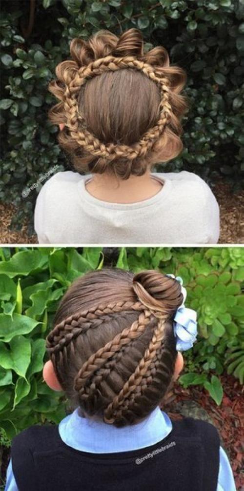 20 красивейших причесок для девочек. 05