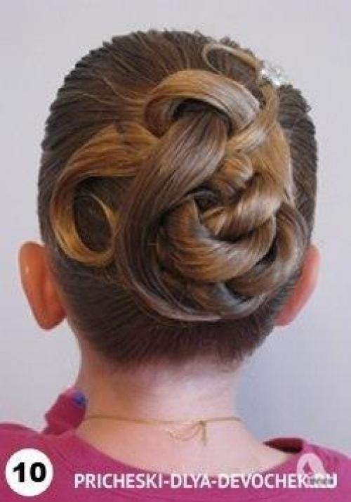 Прическа для девочки. 09