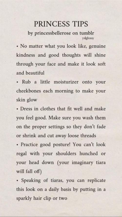 Советы для принцесс. 01 Советы для принцесс. 01