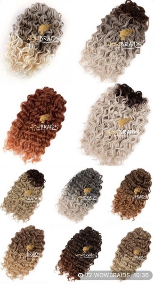 Новые оттенки афрокудрей 40 см! 04 Новые оттенки афрокудрей 40 см! 04