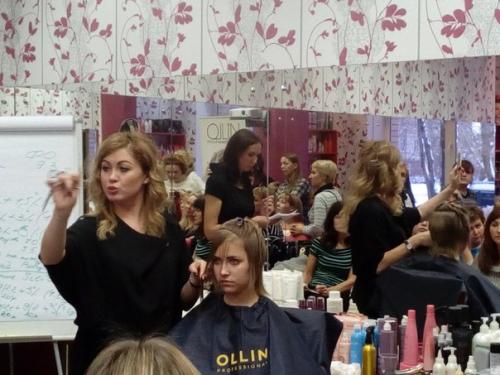 Семинар от ОLLIN Professional Шагаем Вместе, от Геометрии к Форме. 01