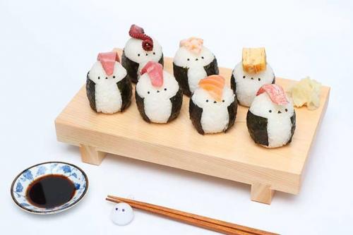 Суси в виде японских синичек Сима - энага. 03 Суси в виде японских синичек Сима - энага. 03