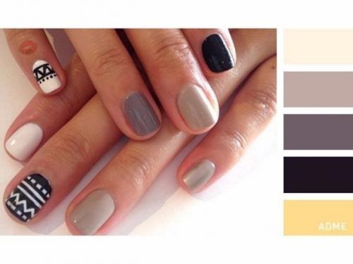 Идеи маникюра. Красивые сочетания цветов для идеального осеннего маникюра? 04