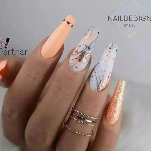 Идеи для длинных ноготков. 08