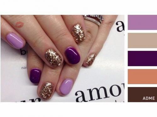 Идеи маникюра. Красивые сочетания цветов для идеального осеннего маникюра? 08