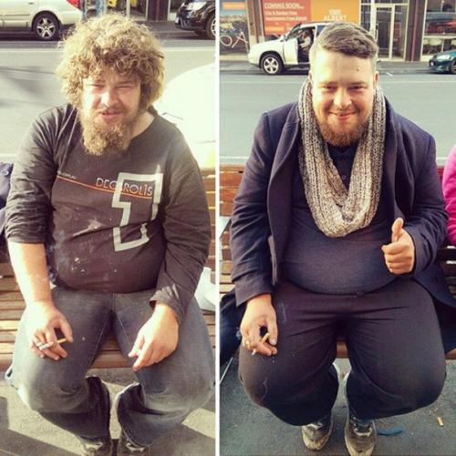 Парень бесплатно стрижет бездомных, меняя их и свою жизнь к лучшему. 01