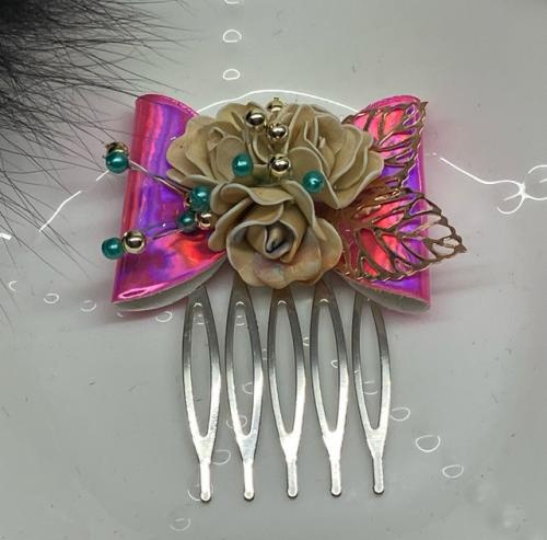 Выходные прошли с новой фантазией ввиде украшения для маленькой кички (гульки) для девочек. 01