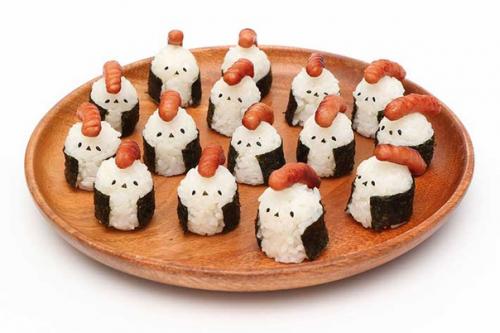 Суси в виде японских синичек Сима - энага. 02 Суси в виде японских синичек Сима - энага. 02