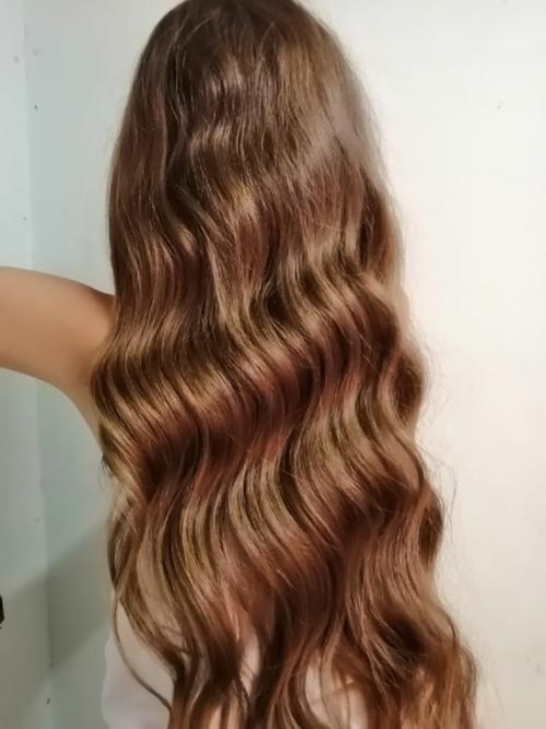 Вот так выглядят наши локоны на второй день. 01