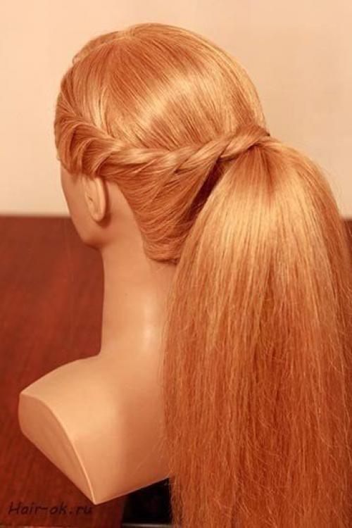 Фото - урок элегантной прически. 06