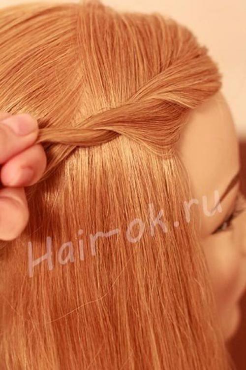 Фото - урок элегантной прически. 03