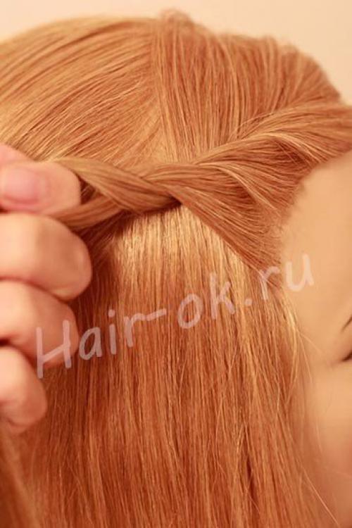 Фото - урок элегантной прически. 05