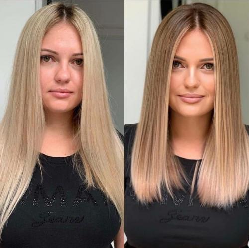 Казалось бы просто волосы, а меняют весь вид. 03