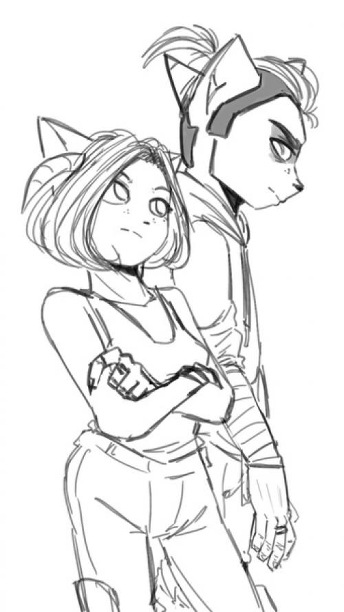 Свою девочку глорию порисовала. 02