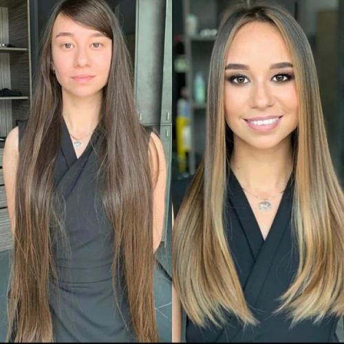 Казалось бы просто волосы, а меняют весь вид. 04