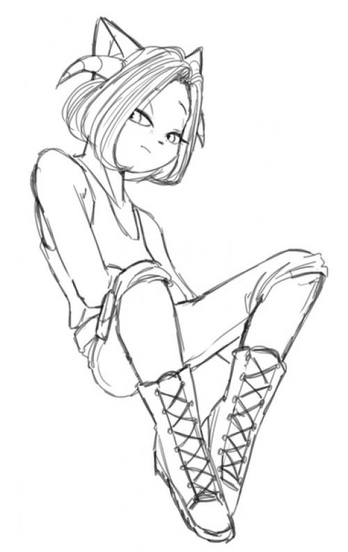 Свою девочку глорию порисовала. 01