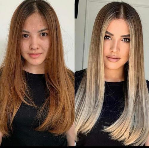 Казалось бы просто волосы, а меняют весь вид. 01