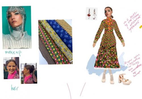 Новое платье, созданное специально по случаю дня рождения. 08