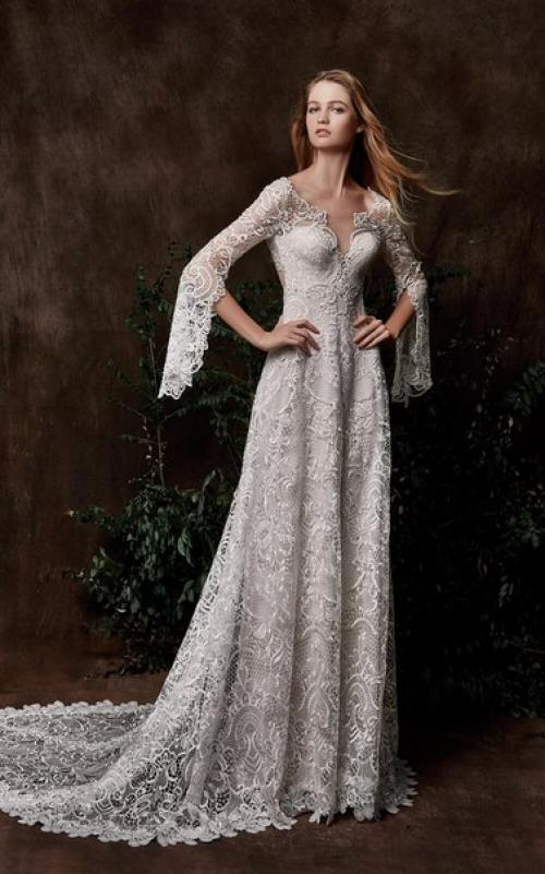 Естественный макияж, натуральная красота, незамысловатая прическа, платье подчеркивает хрупкость и чистоту. 04