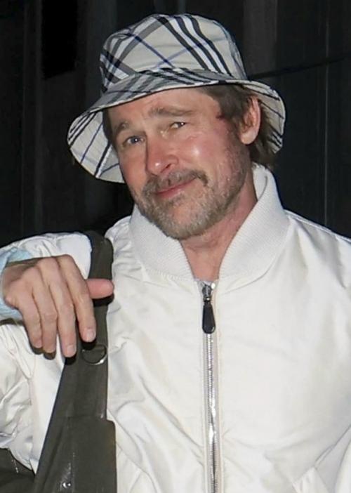 Брэд питт и Инес де Рамон попали в объективы папарацци во время прогулки по греческому острову идра. 02