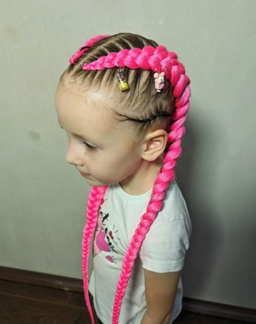 Как же я обожаю видеть эмоций детей после заплетения! 01