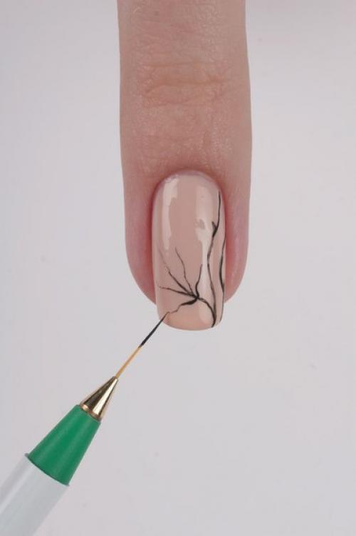 Интересный маникюр для осени мастер-класс. 02