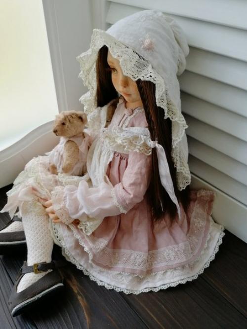 Ульяна.  Кукла выполнена из кукольного хлопкового трикотажа утяжелена стеклянным гранулятом. 02