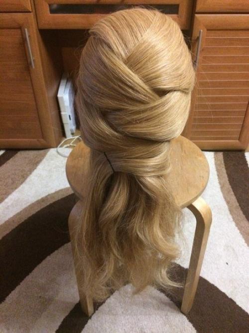 Учимся делать красивую прическу. 06