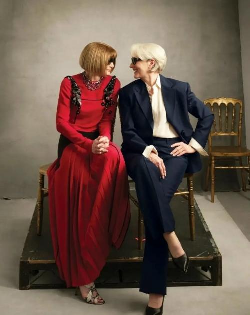 Анна винтур и Мэрил стрип для майского номера Vogue. 04