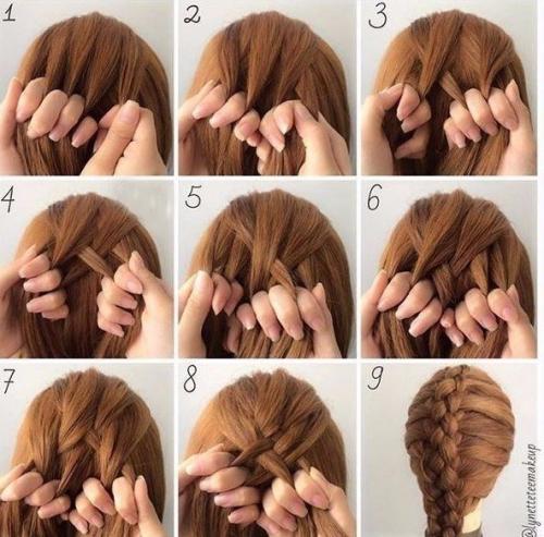 Прически, которые легко повторить за 3 минуты. 01