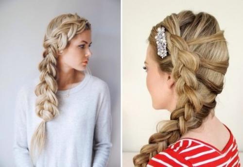 Фантазировать на тему боковых косичек можно хоть каждый день и всегда получать эффектный результат. 04
