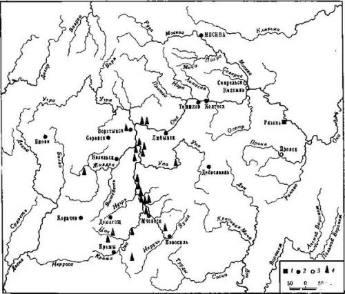 Вятичи.  Жилых слоев с перечисленными здесь Находками в Москве пока не найдено, но они, конечно, были. 03