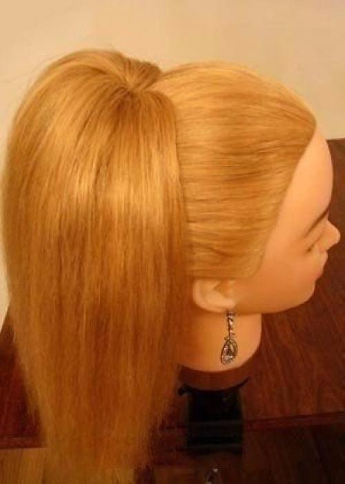 Потрясающая вечерняя прическа с плетением: 01