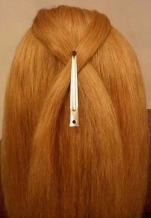 Потрясающая вечерняя прическа с плетением: 03